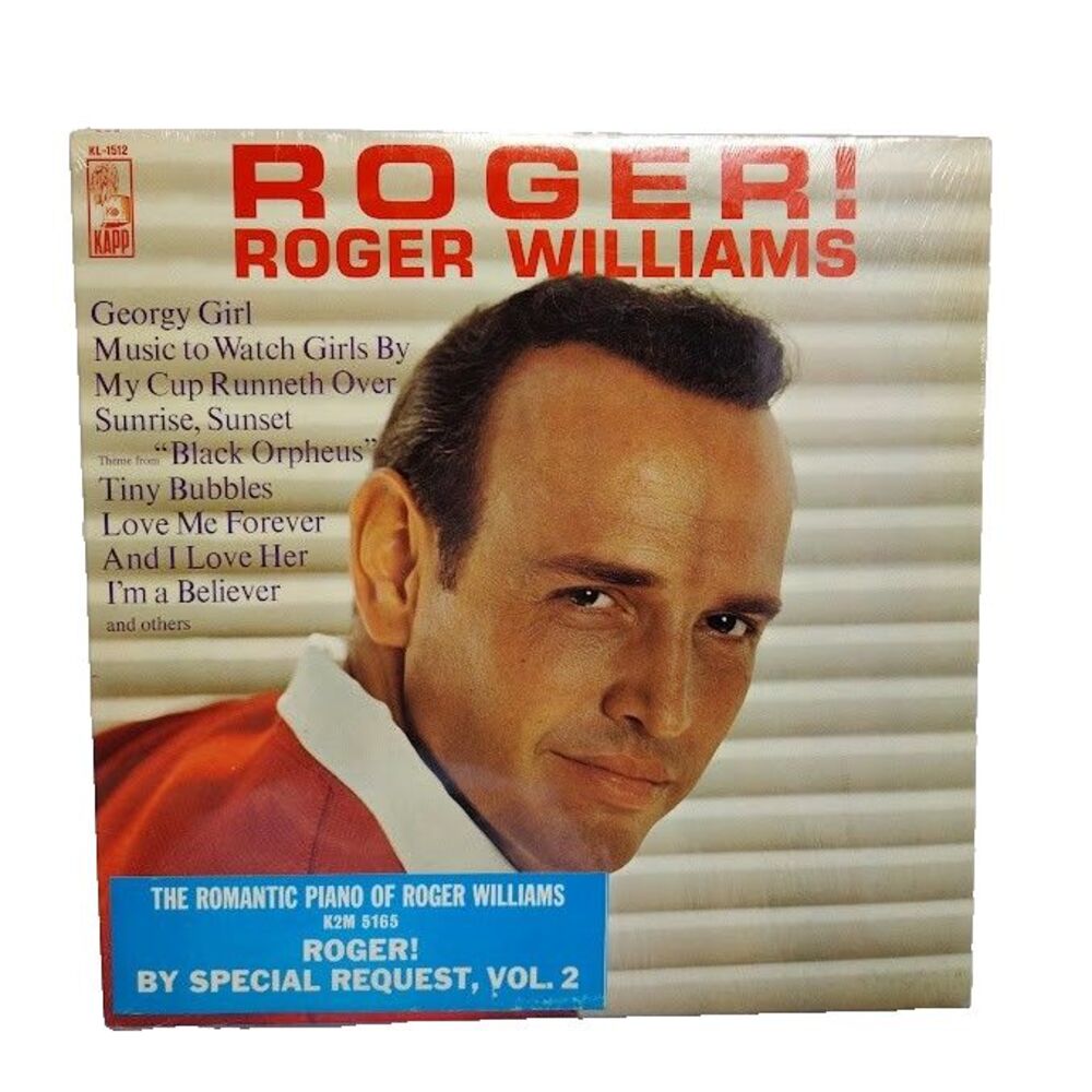 Roger Williams Set Roger! & By Special Request Vol. 2 LP Unopened Vintage 1967 - Picture 2 of 3
